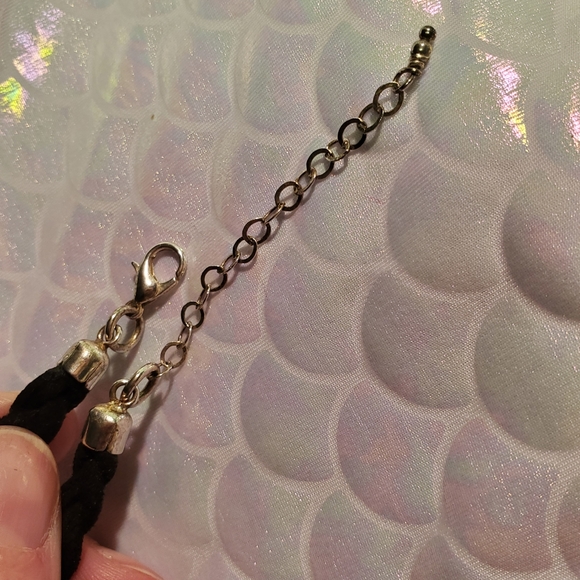 Silver Plated Monogram Initials Wrap Bracelet or Choker Necklace ELK - Picture 6 of 6